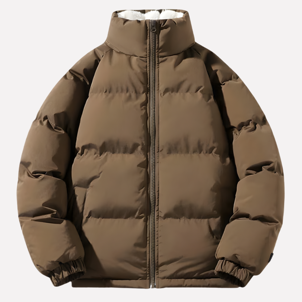Women's Hooded Fleece-Lined Quilted Jacket