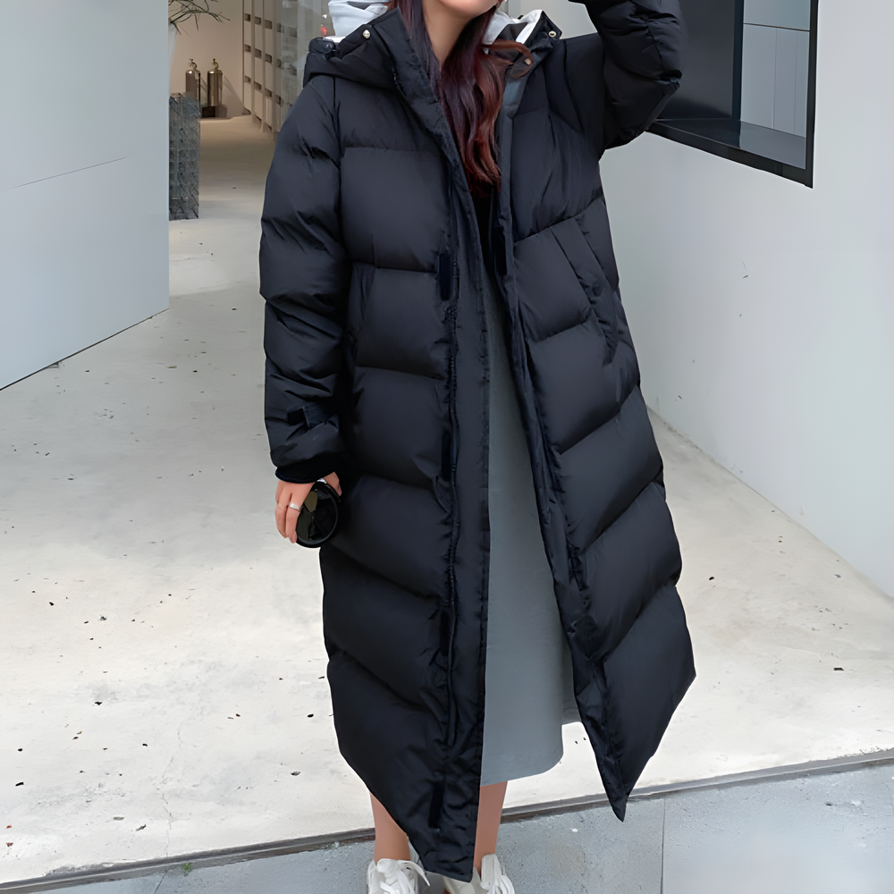 Tara – Women's Long Quilted Puffer Coat